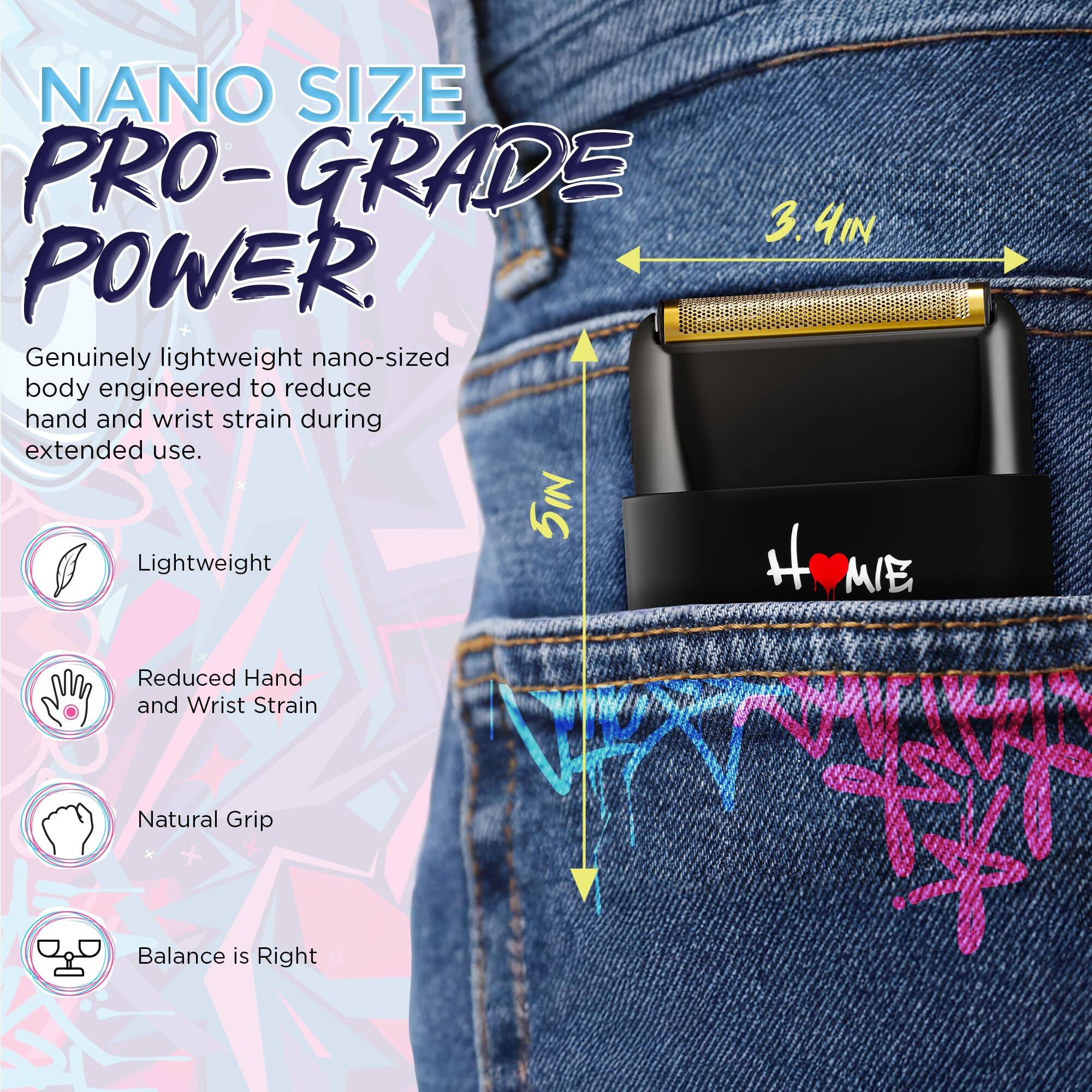 NANO SIZE PRO-GRADE POWER

Genuinely lightweight nano-sized body engineered to reduce hand and wrist strain during extended use.

Lightweight
Reduced Hand and Wrist Strain
Natural Grip
Balance is Right
