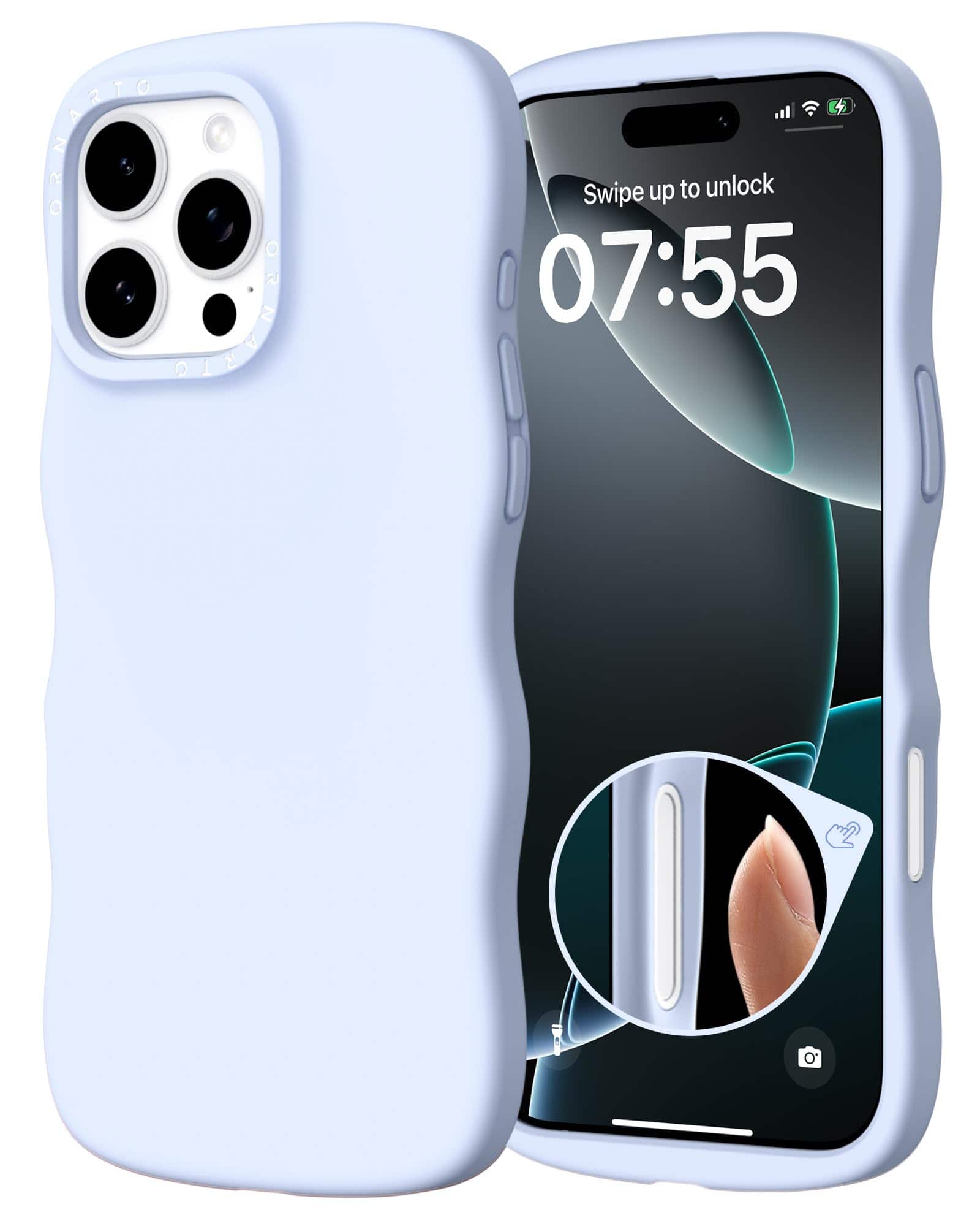 Swipe up to unlock  
07:55