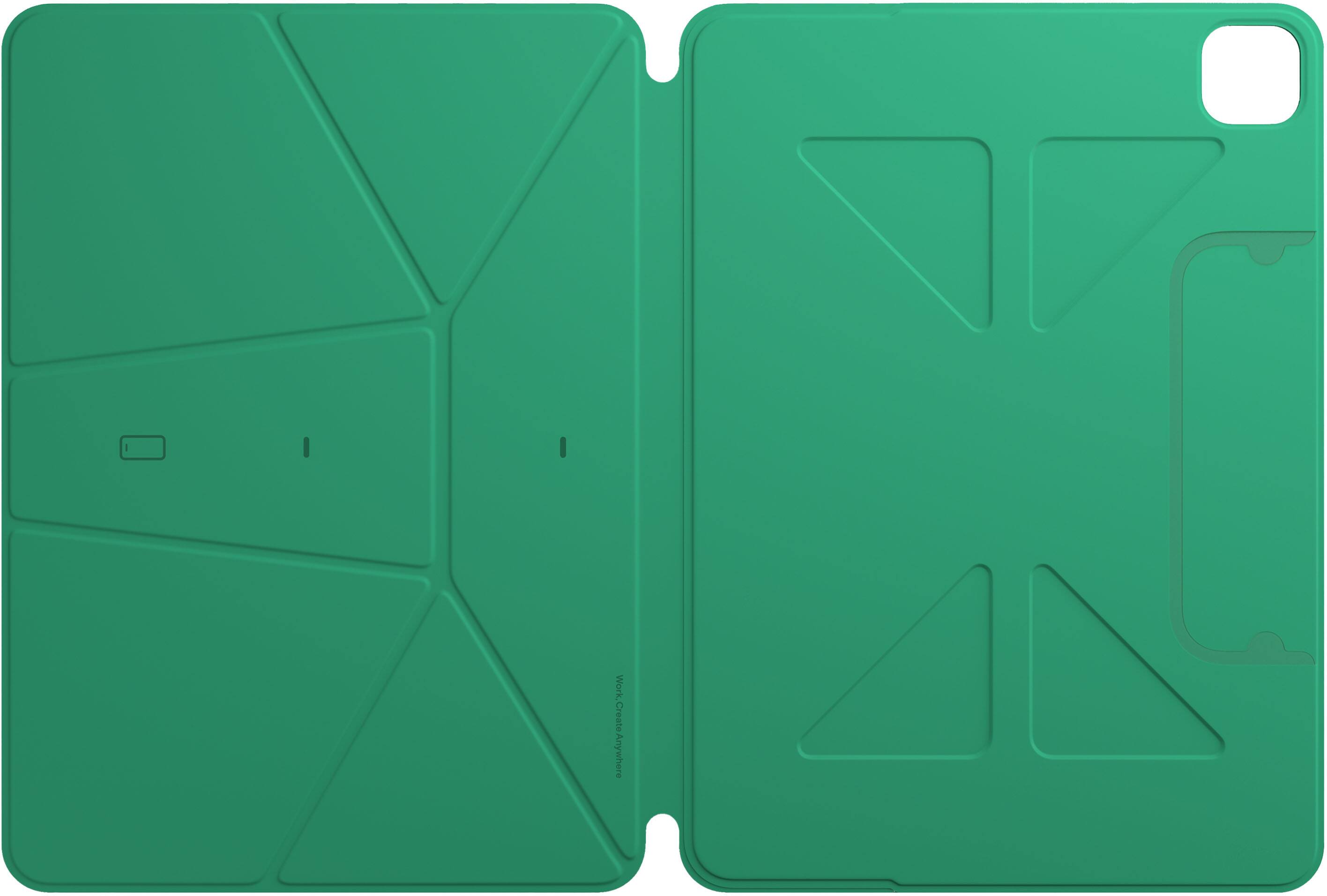 Back. MOFT - Dynamic Folio Case for Apple iPad 11" (10,11 Gen A16) - Navy/Green.
