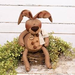 Angle. BreeBe - Herbie the Hare Doll - Brown.