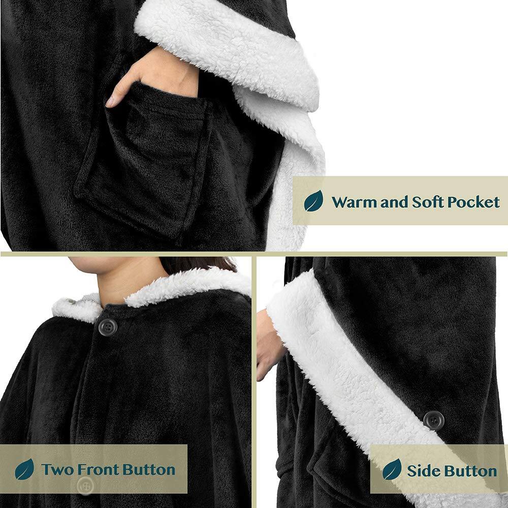 Warm and Soft Pocket  
Two Front Button  
Side Button