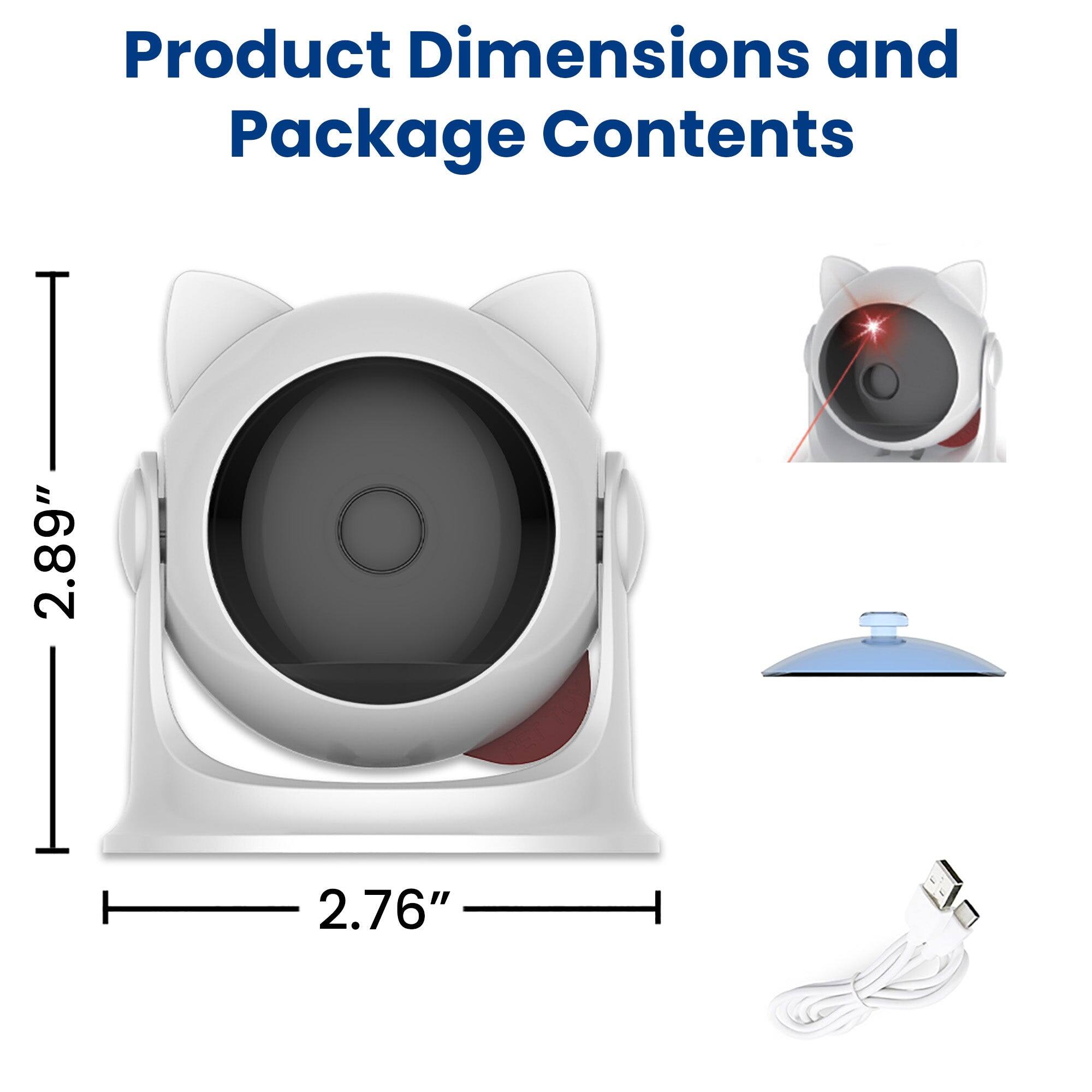Product Dimensions and Package Contents

2.89"  
2.76"
