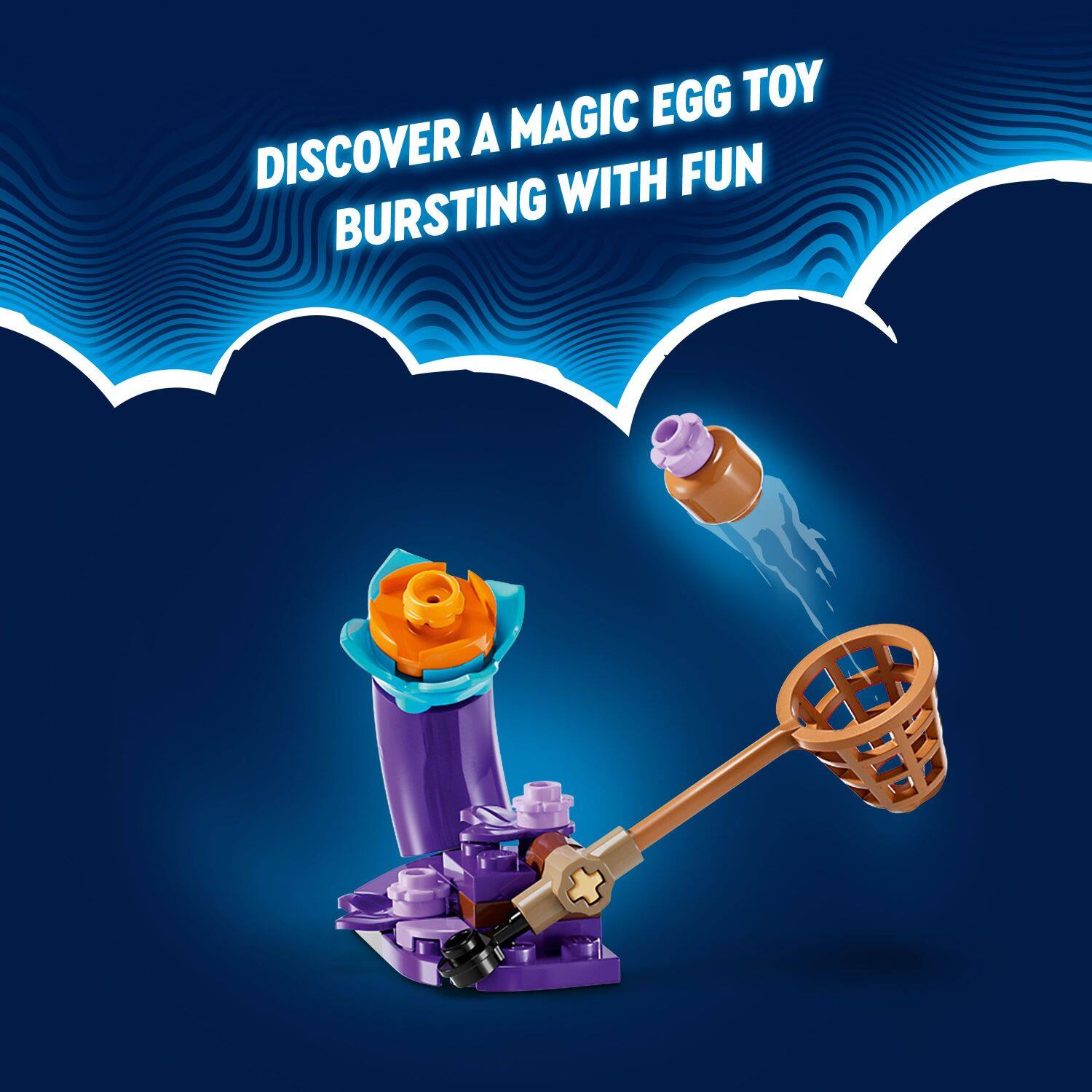 Discover a magic egg toy with fun bursting.