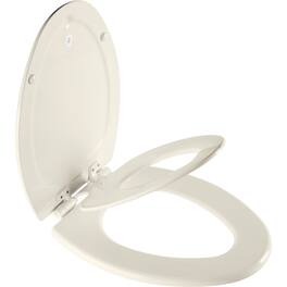 BEMIS - NextStep2 Children's Elongated Closed Front Toilet Seat - Biscuit