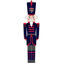 Fan Creations - Florida Panthers 46" Nutcracker Leaner - Multicolor