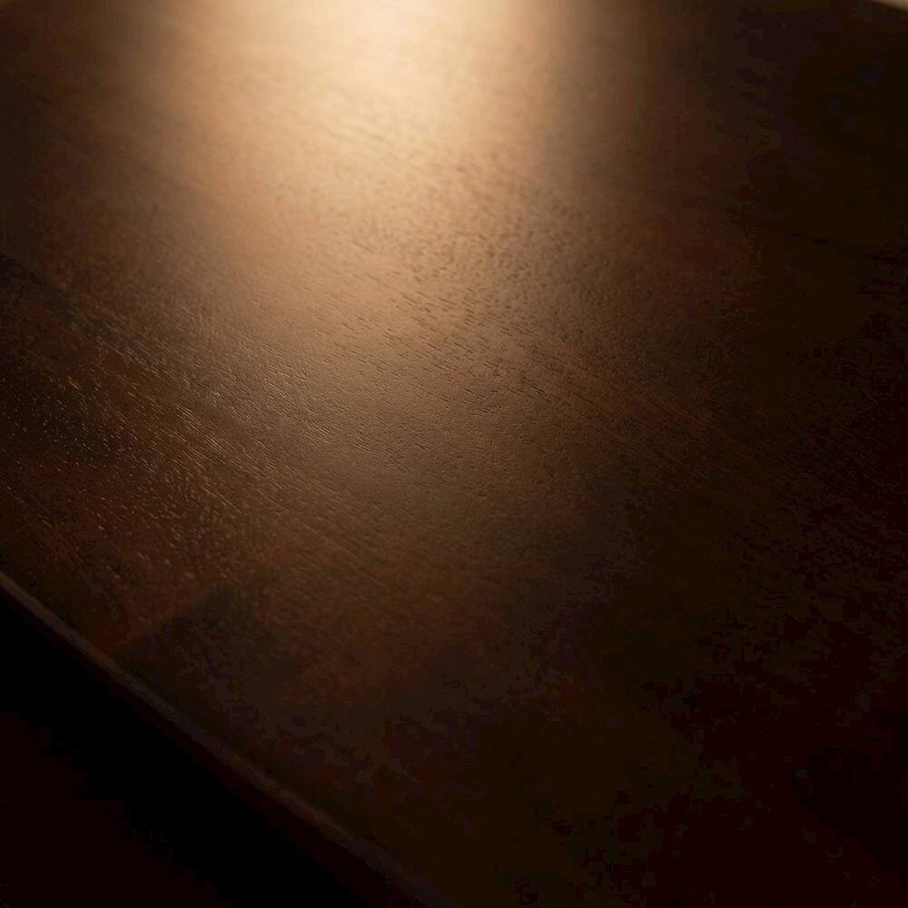 Alt View 2. FurniFact - Natural, Nesting Table Set of 3 - Walnut.