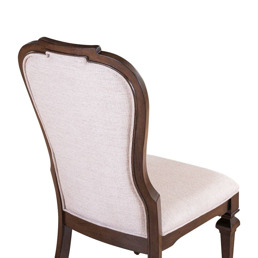 Alt View 4. Liberty Furniture Industries - Provence Park Uph Side Chair for Dining Room - Set of 2 - Chateau Brown - Brown.