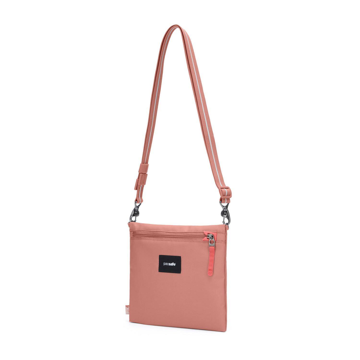 Back. Pacsafe - Pacsafe ,  Go Crossbody Pouch  ,  Rose - Black.