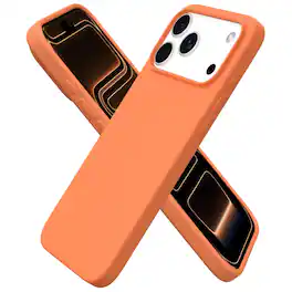 Ornarto - Designed for iPhone 17 Pro Max Case 6.9", Liquid Silicone Soft Gel Shockproof Protective Case - Dusty Orange