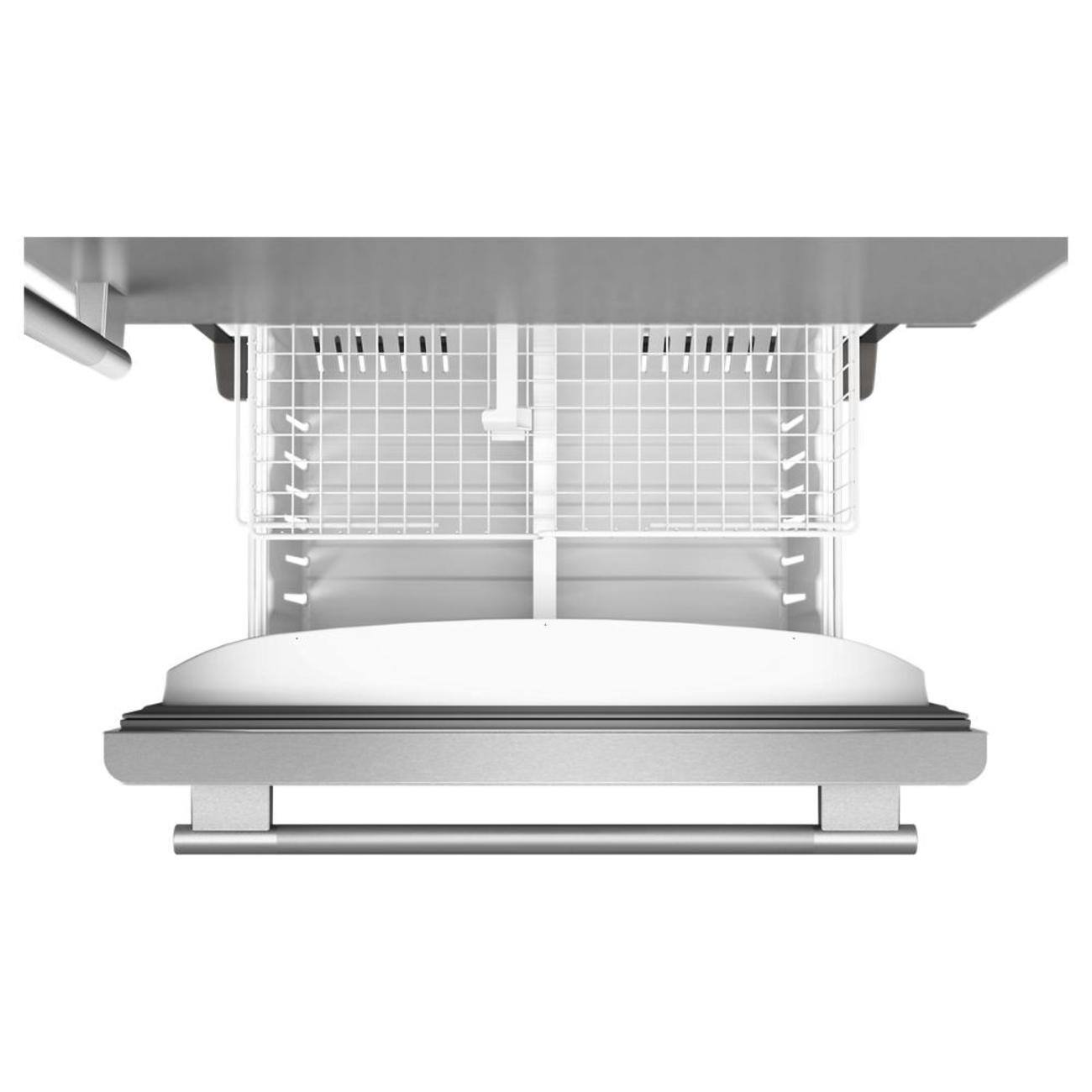 Alt View 9. KitchenAid - 22 Cu. Ft. 33-Inch Standard-Depth Bottom Mount Refrigerator with Right Door Swing - PrintShield Stainless.