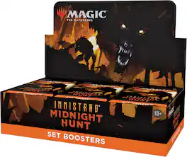 Wizards of The Coast - Magic: The Gathering TCG: Innistrad Midnight Hunt - Set Booster Box