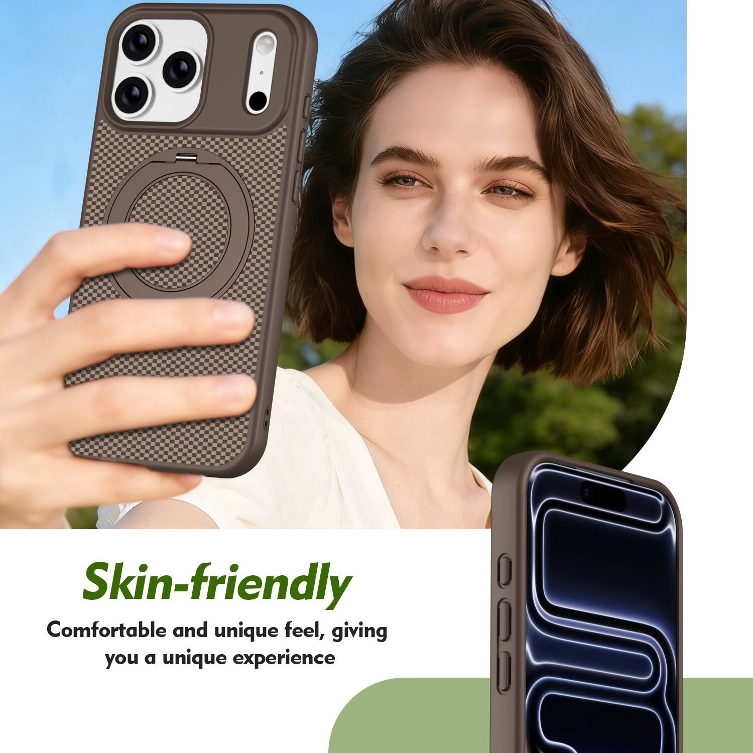 Skin-friendly  
Comfortable and unique feel, giving you a unique experience