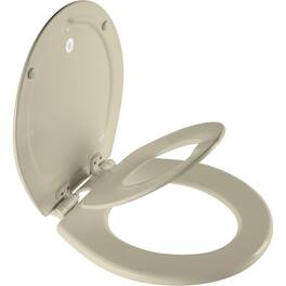 BEMIS - NextStep2 Children's Round Closed Front Toilet Seat - Bone