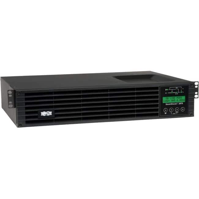 Eaton Tripp Lite Series SmartOnline 750VA 675W 120V Double-Conversion UPS - 8 Outlets, Extended Run, Network Card - Black