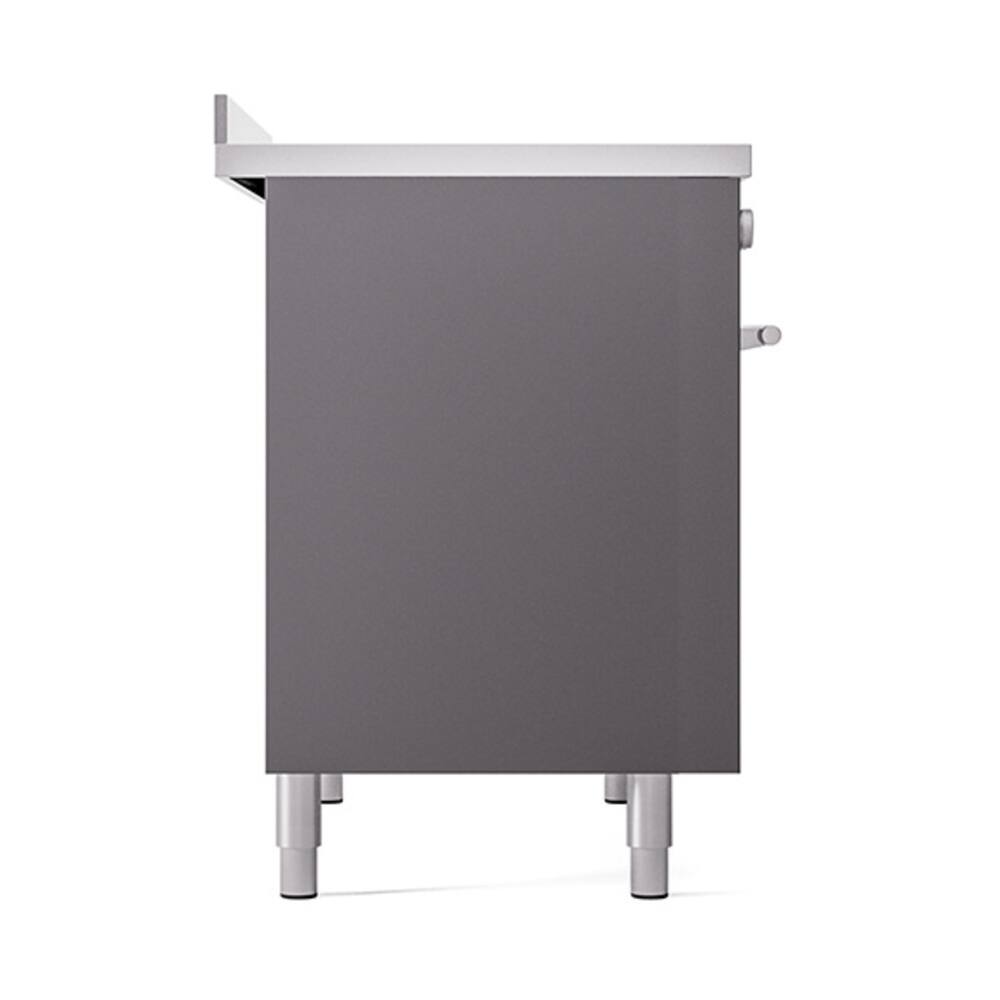 Alt View 6. ILVE - ILVE Professional Plus II 40 inch Induction Range with 6 Induction Elements (Graphite Matte) - Graphite Matte.