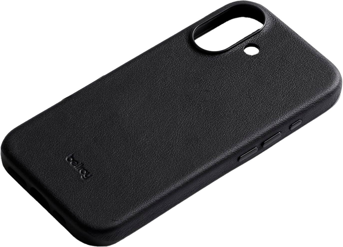 Alt View 1. Bellroy - iPhone 16 Plus Leather Phone  Case - Black.