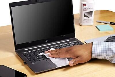 Alt View 1. 3M - 3M Electronic Equipment Cleaning Wipes, Unscented, Non-abrasive, Safe For Most Surfaces, 80 Wipes (CL610).