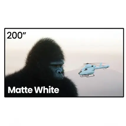 200" Matte White