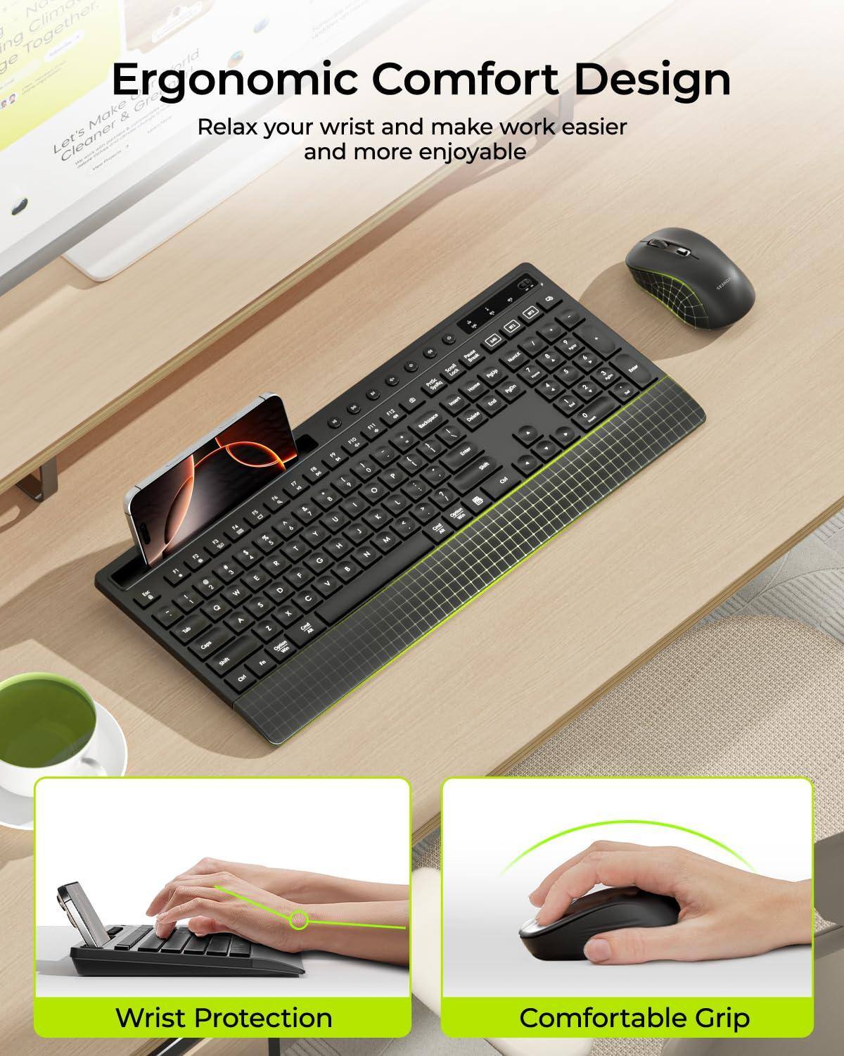Ergonomic Comfort Design  
Relax your wrist and make work easier and more enjoyable  

Wrist Protection  
Comfortable Grip