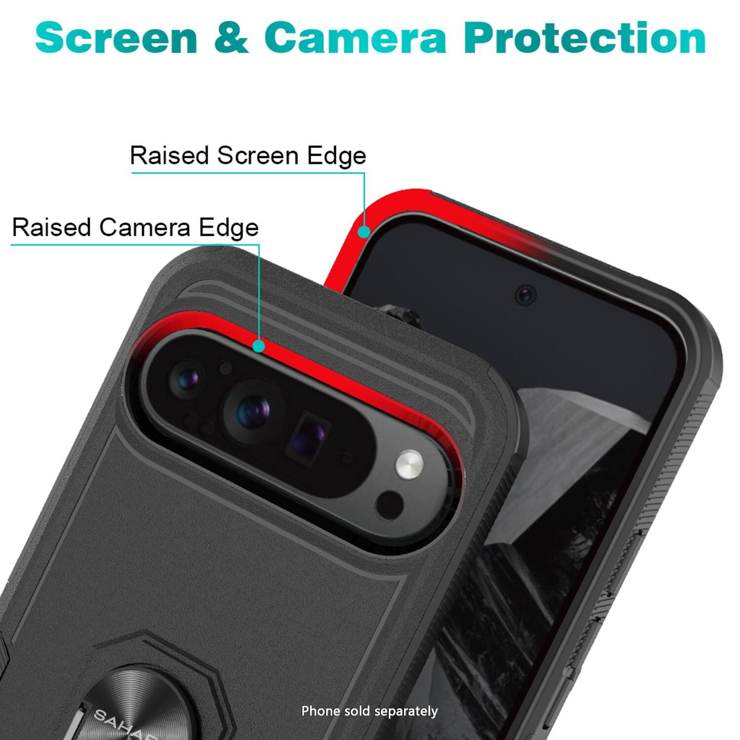 Screen & Camera Protection

Raised Screen Edge

Raised Camera Edge

Phone sold separately