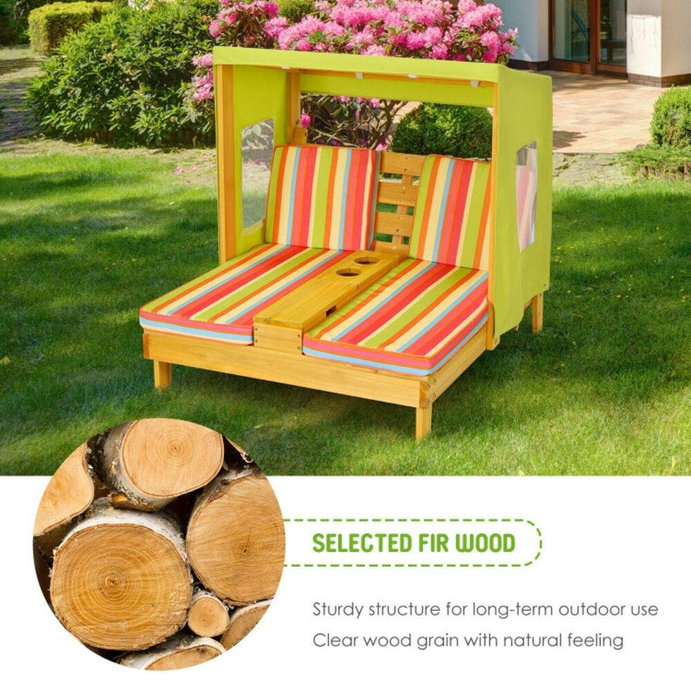 SELECTED FIR WOOD  
Sturdy structure for long-term outdoor use  
Clear wood grain with natural feeling