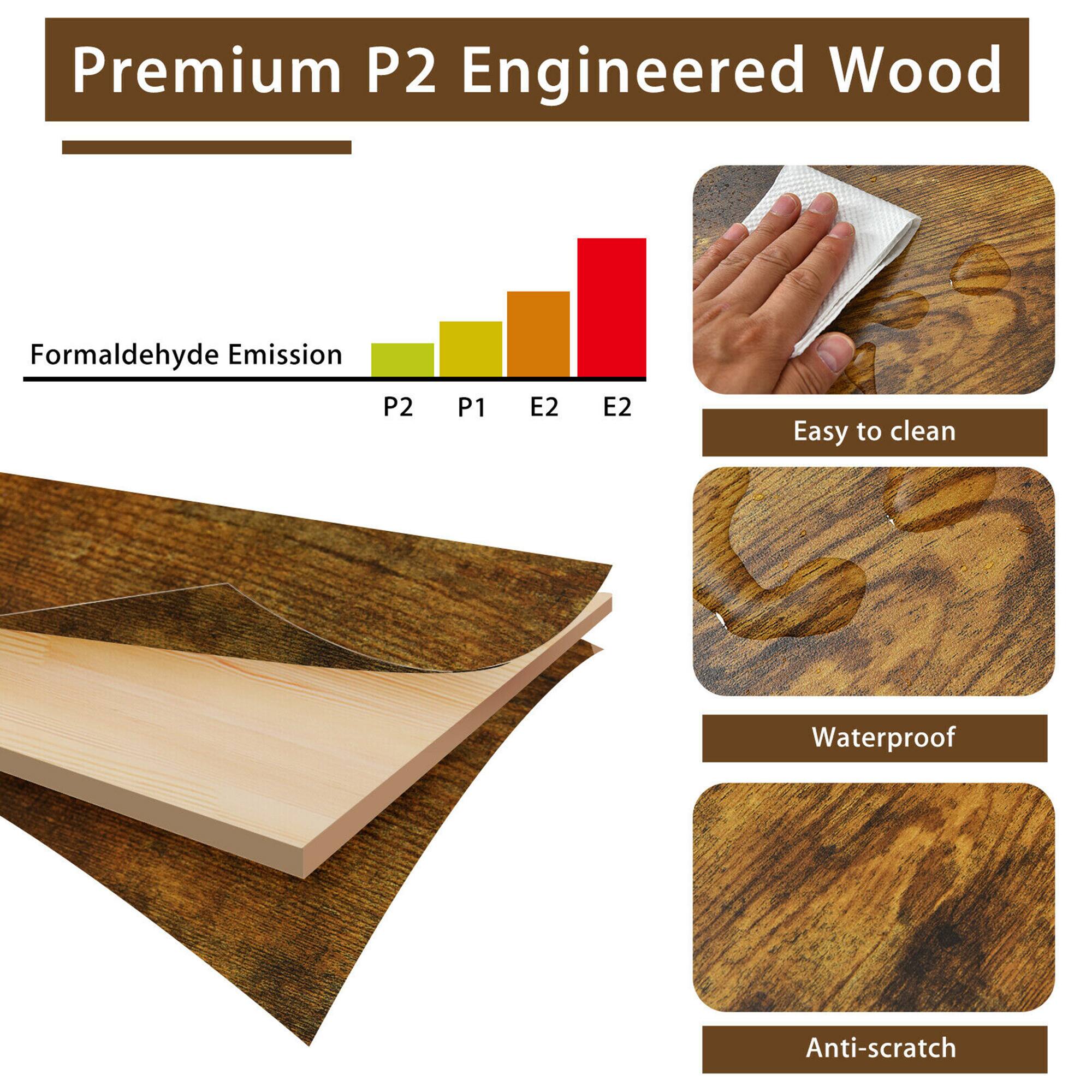 Premium P2 Engineered Wood, Formaldehyde Emission P2, P1, E2, E2, Easy to clean, Waterproof, Anti-scratch