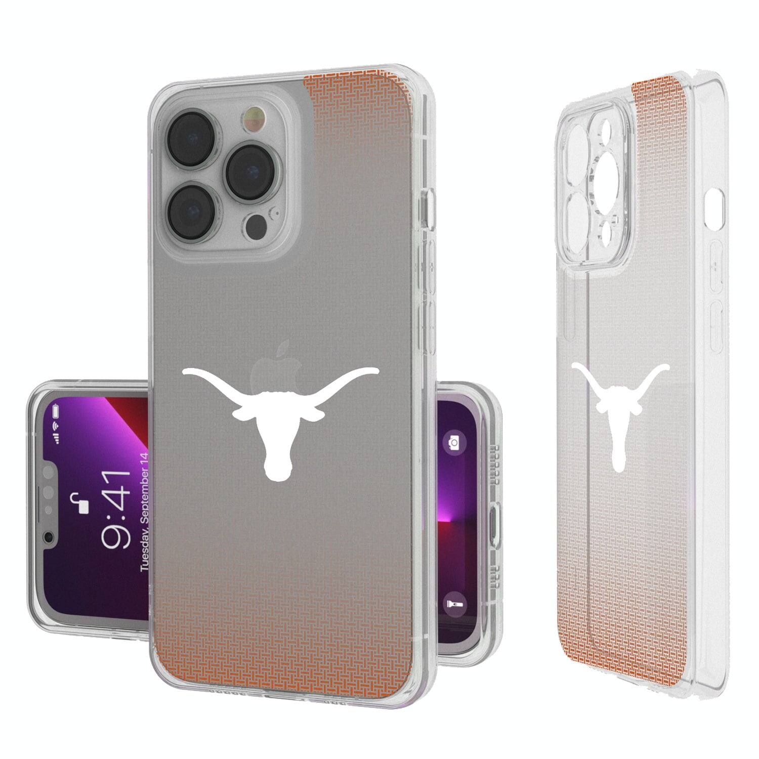 Keyscaper - NCAA - Texas Longhorns Linen Logo iPhone Clear Case - 16 Pro - Multicolor price history on PriceWatchPro