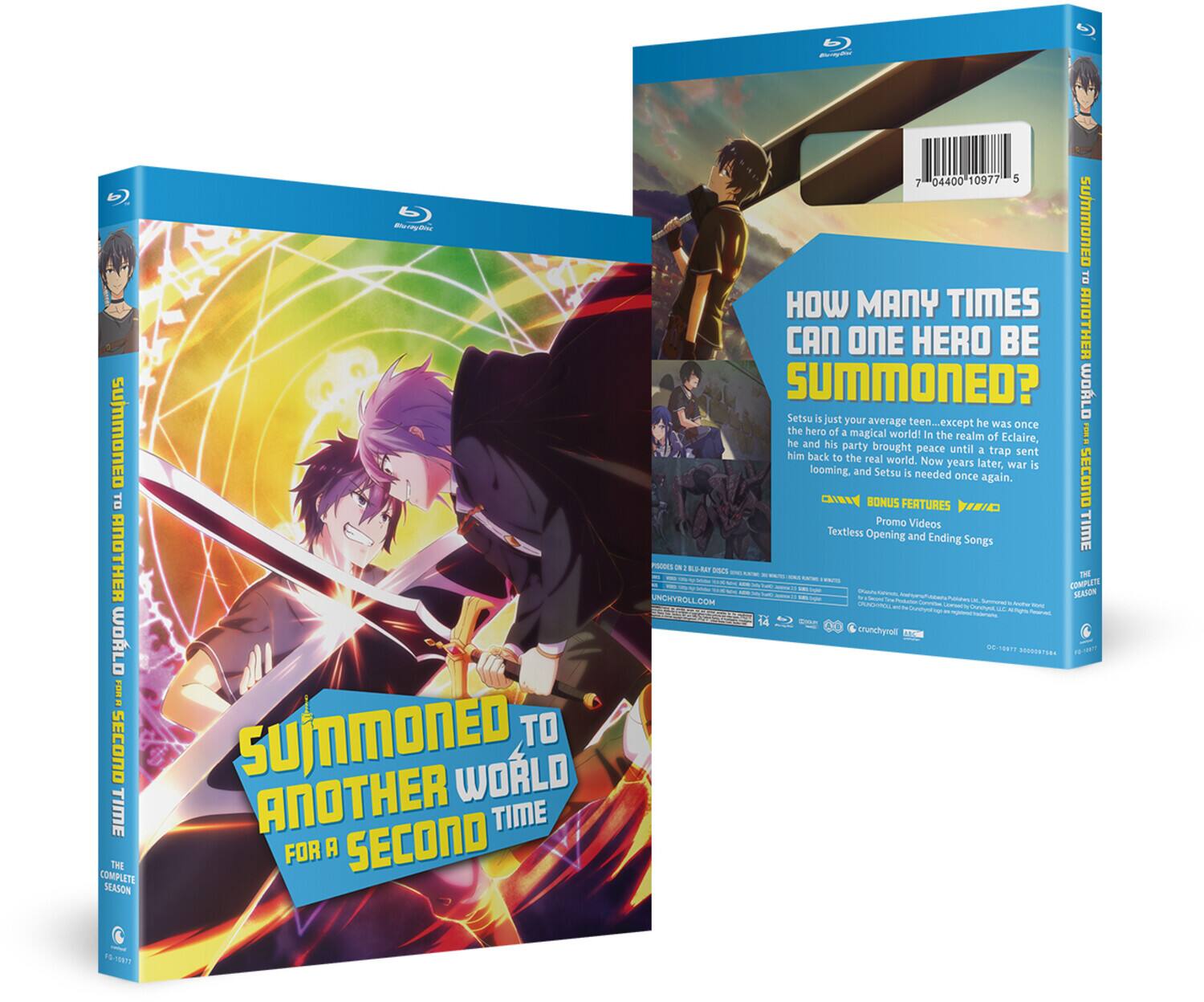 Alt View 1. Summoned To Another World For A Second Time: The Complete Season   - BLU-RAY.