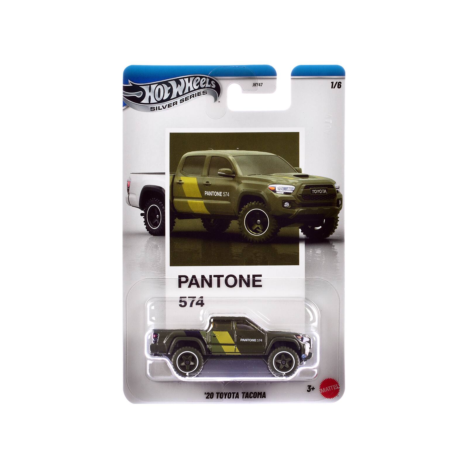 Hot Wheels Silver Series  
KY47  
1/6  
PANTONE 574  
TOYOTA  
PANTONE 574  
PANTONE 5.74  
'20 TOYOTA TACOMA  
3+ EMATTEL