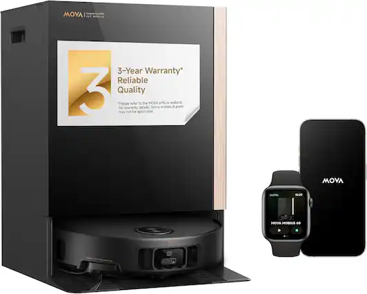 MOVA | Designed by MOVA
MOVA MOBIUS 3-Year Warranty*
Reliable Quality
"Please refer to the MOVA official website for warranty details. Some models & parts may not be applicable.
MOVA MOBIUS 60
MOVA 10:09