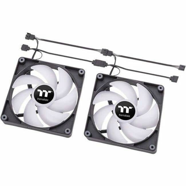 Thermaltake - CT140 ARGB PC Fan 2 Pk - Black