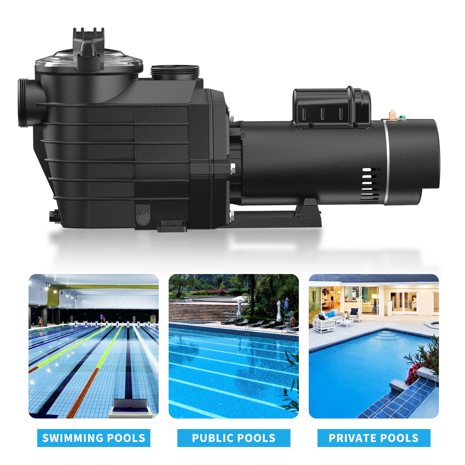 SWIMMING POOLS  
PUBLIC POOLS  
PRIVATE POOLS