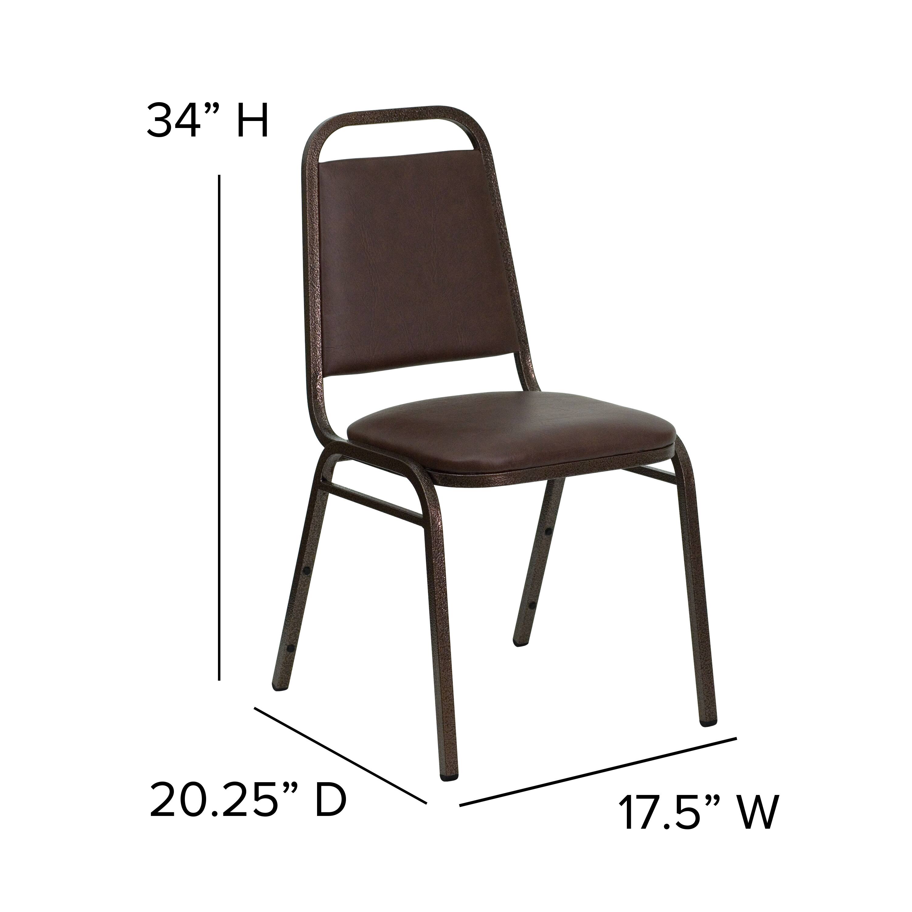 34" H  
20.25" D  
17.5" W