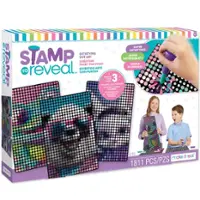 Make It Real - Stamp To Reveal 3 Characters - Bunny, Frog, Panda -6+ - Front_Zoom