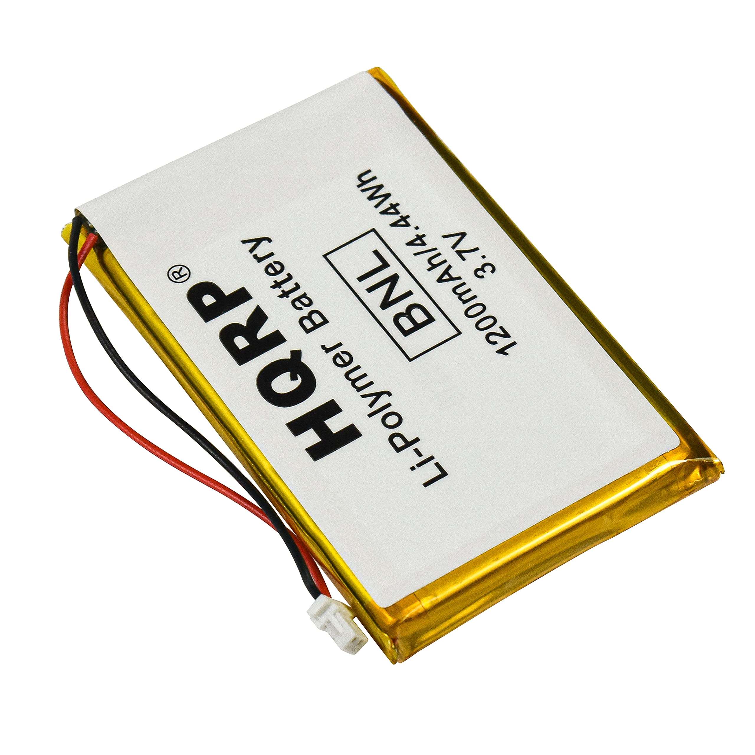 44Wh R Battery 1200mAh/4.44Wh 3.7V 3.7V BNL HQRP Li-Polymer

BNL HQRP
Li-Polymer Battery
1200mAh 4.44Wh 3.7V
