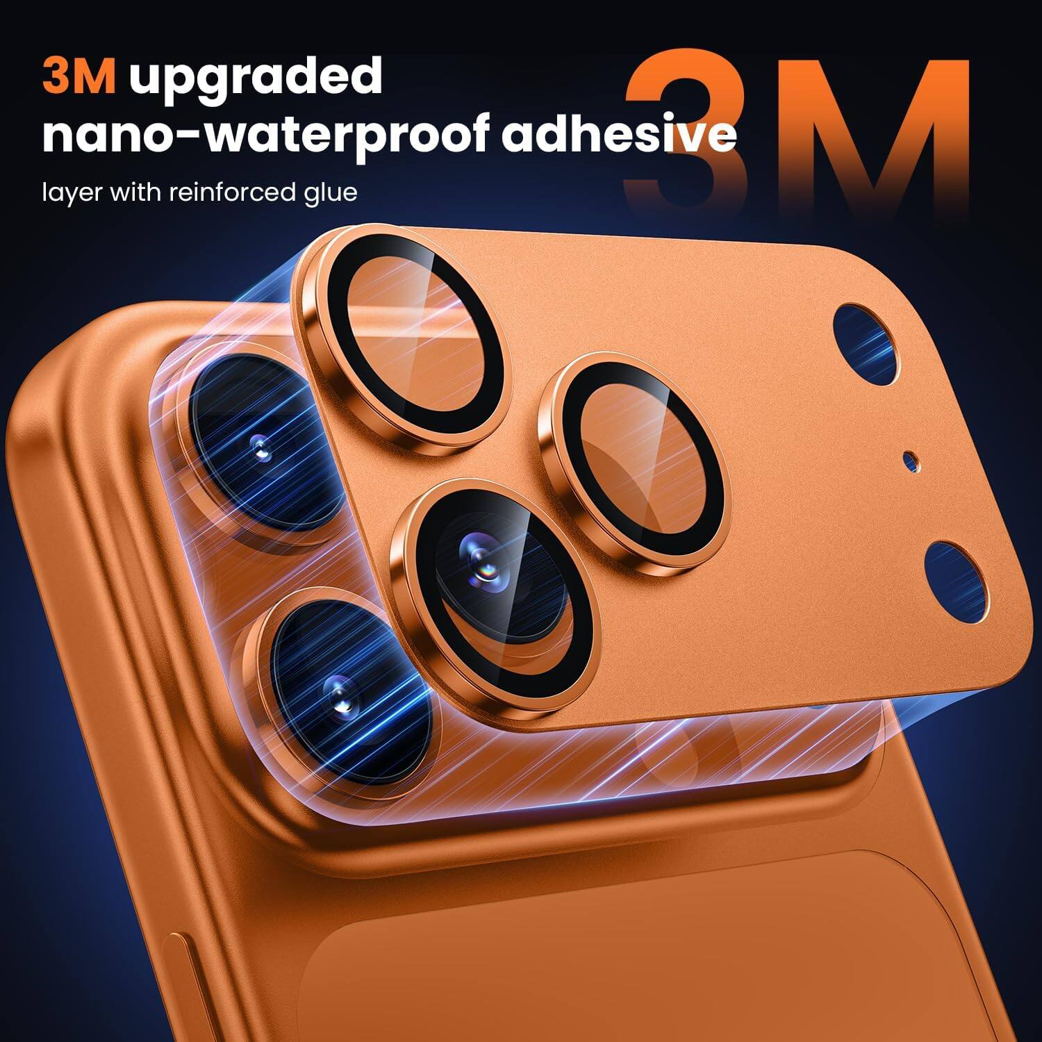 3M upgraded nano-waterproof adhesive layer with reinforced glue
