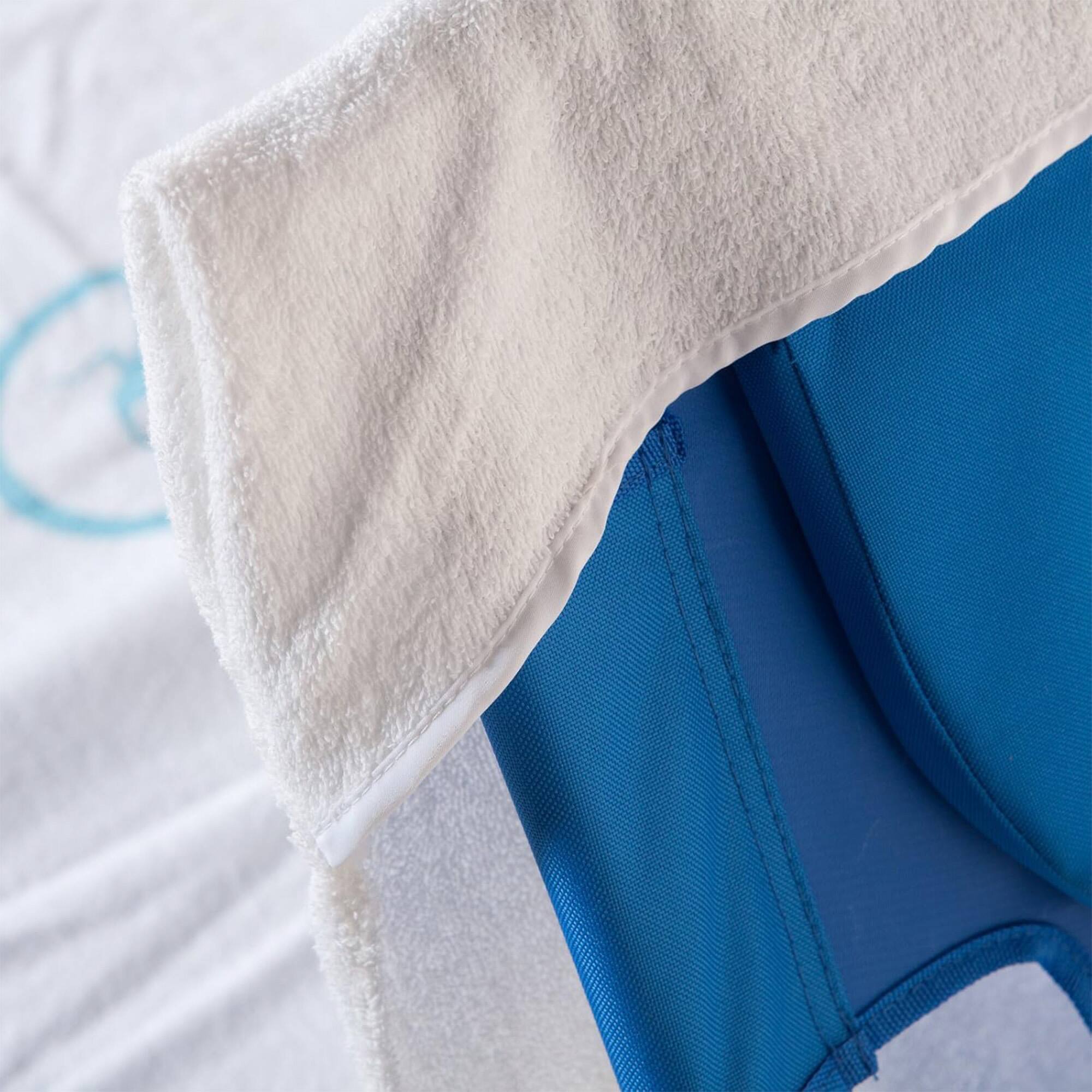 Alt View 4. Ostrich - Ostrich Custom Fitted Beach Towel & Ladies Chaise Lounge Beach Pool Chair, Teal - White.