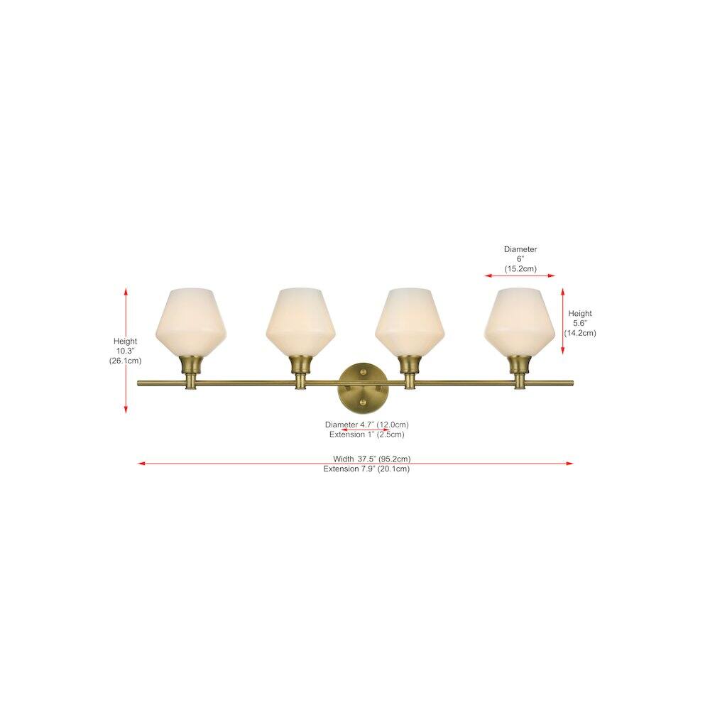 Diameter 6" (15.2cm)  
Height 10.3" (26.1cm)  
Height 5.6" (14.2cm)  
Diameter 4.7" (12cm)  
Extension 1" (2.5cm)  
Width 37.5" (95.2cm)  
Extension 7.9" (20cm)