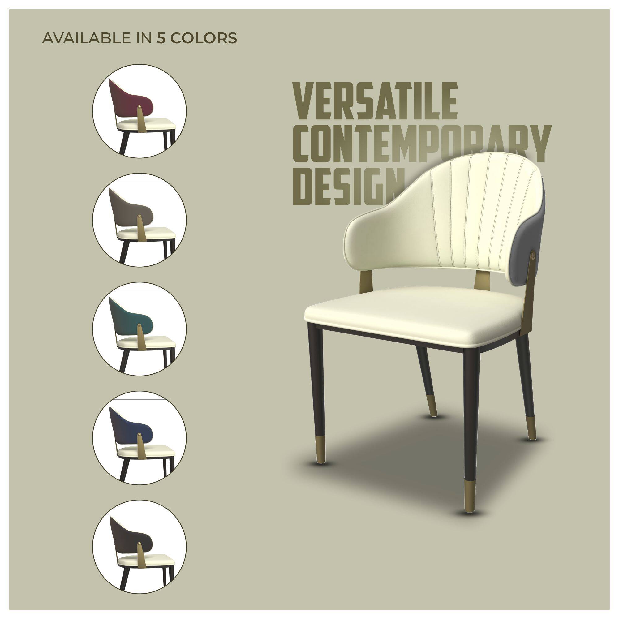 AVAILABLE IN 5 COLORS

VERSATILE CONTEMPORARY DESIGN