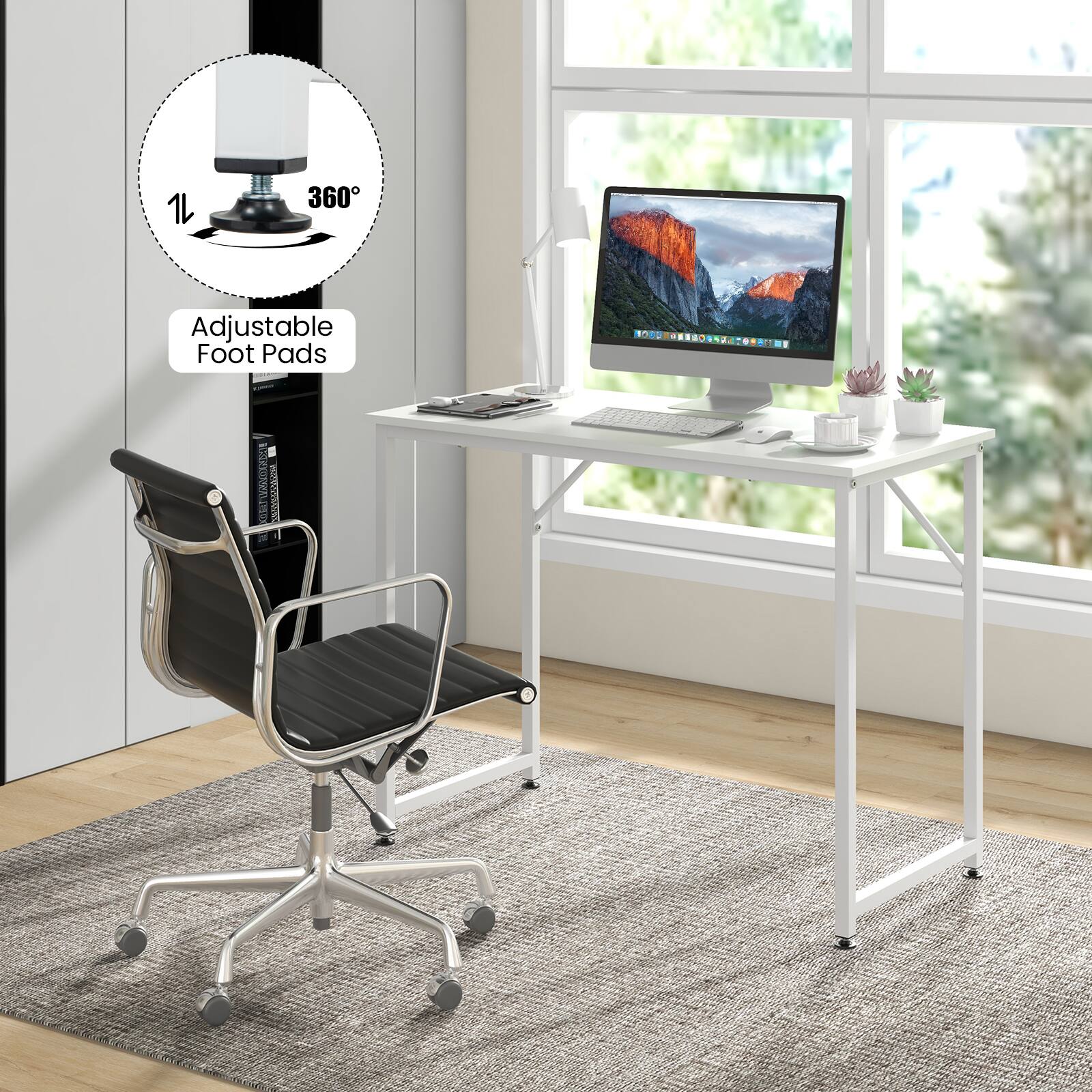 Adjustable Foot Pads  
360°