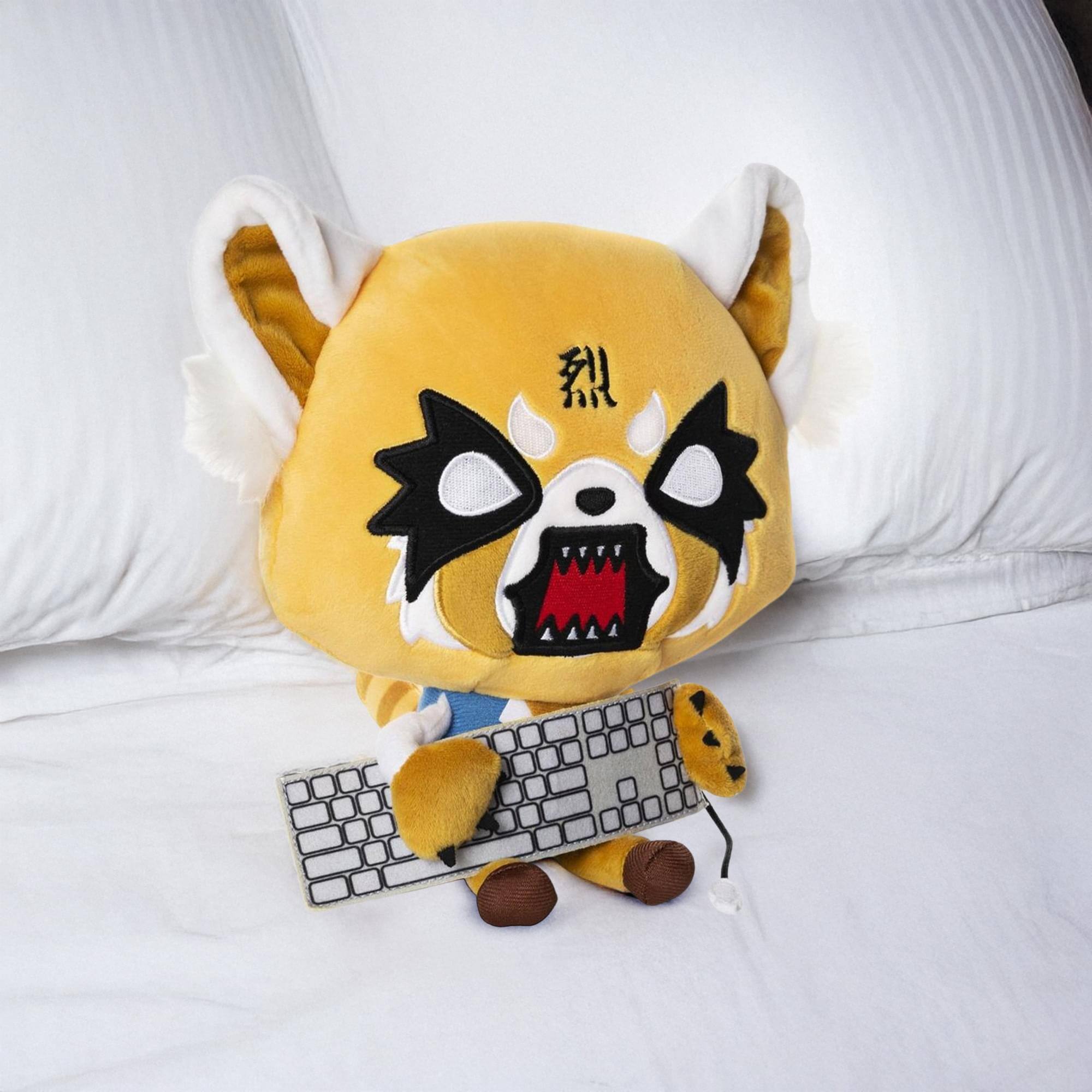 Alt View 10. Enesco - Aggretsuko Rage 12 Inch Collectible Plush - Yellow.