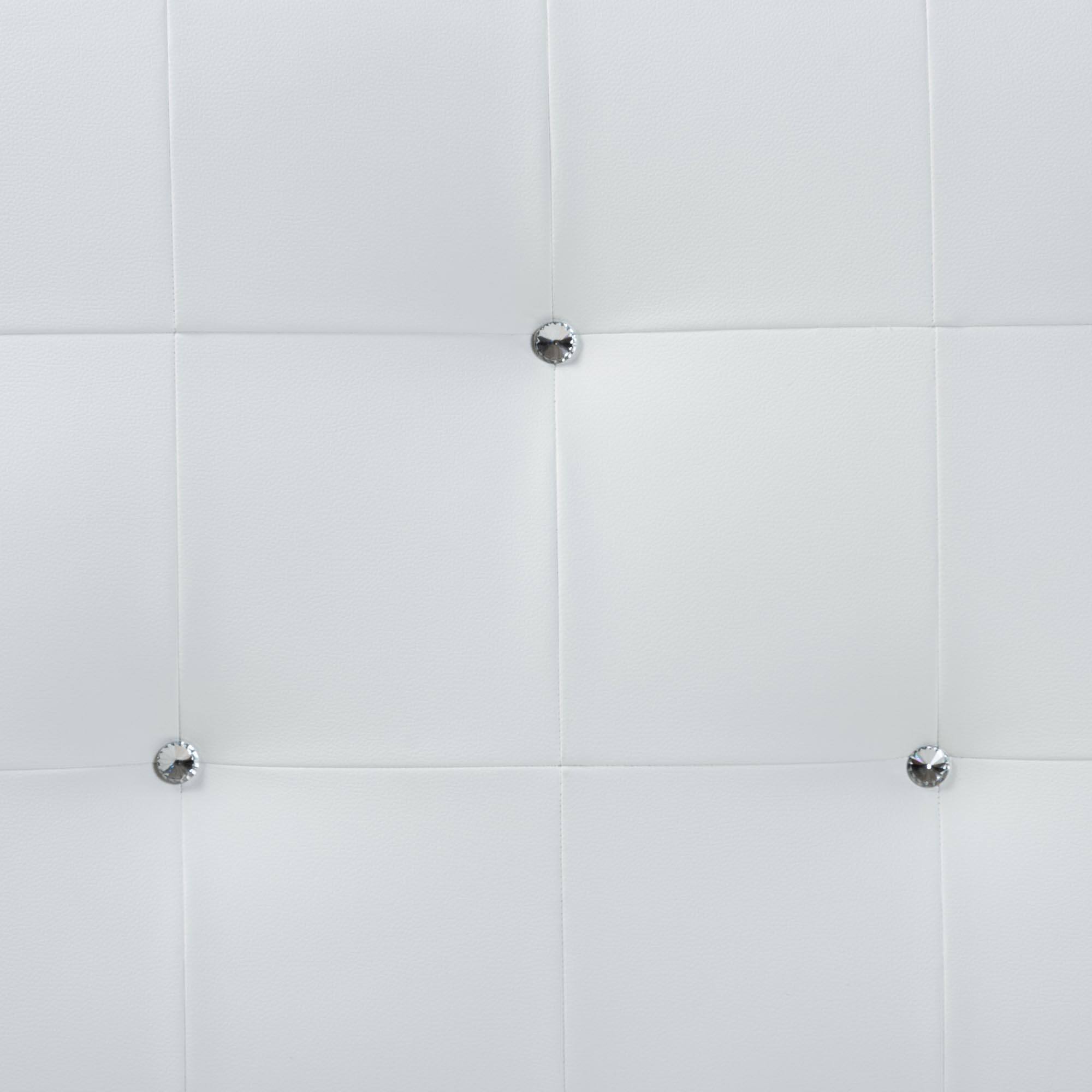 Left. Baxton Studio - Kirchem Modern and Contemporary Faux Leather Upholstered Twin Size Headboard - White.