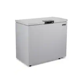 NewAir - 5 Cu. Ft. Mini Deep Chest Freezer and Refrigerator with Digital Temperature Control, Self-Diagnostic Program - Cool Grey