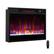 Front. SKONYON - 23 Inch Recessed Electric Fireplace Insert with Remote Control.