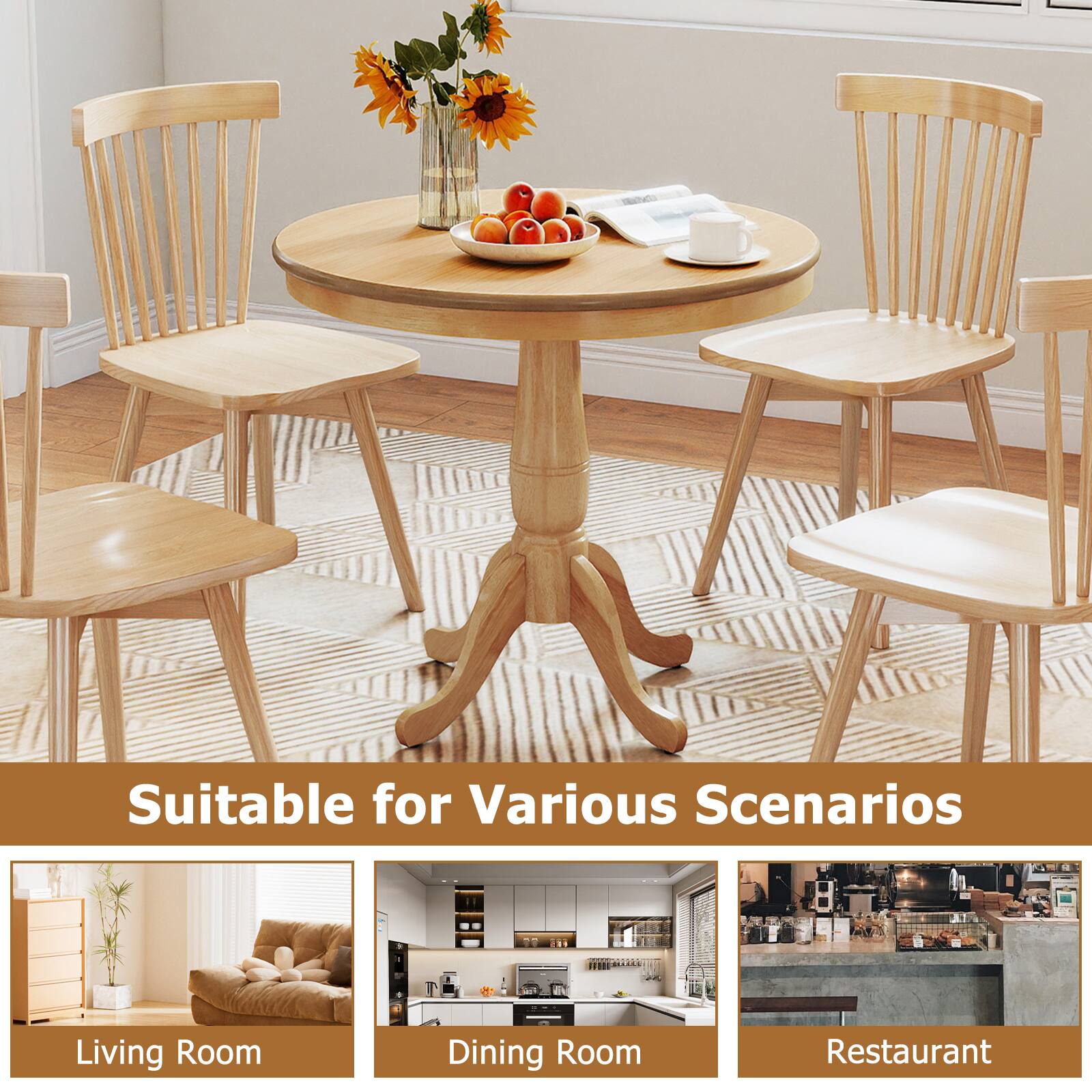 Suitable for Various Scenarios

Living Room  
Dining Room  
Restaurant