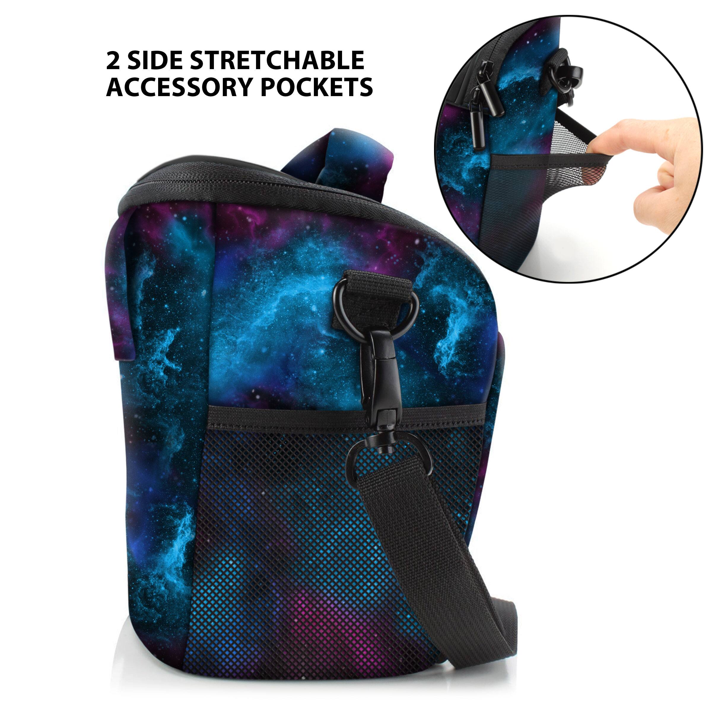 2 SIDE STRETCHABLE ACCESSORY POCKETS