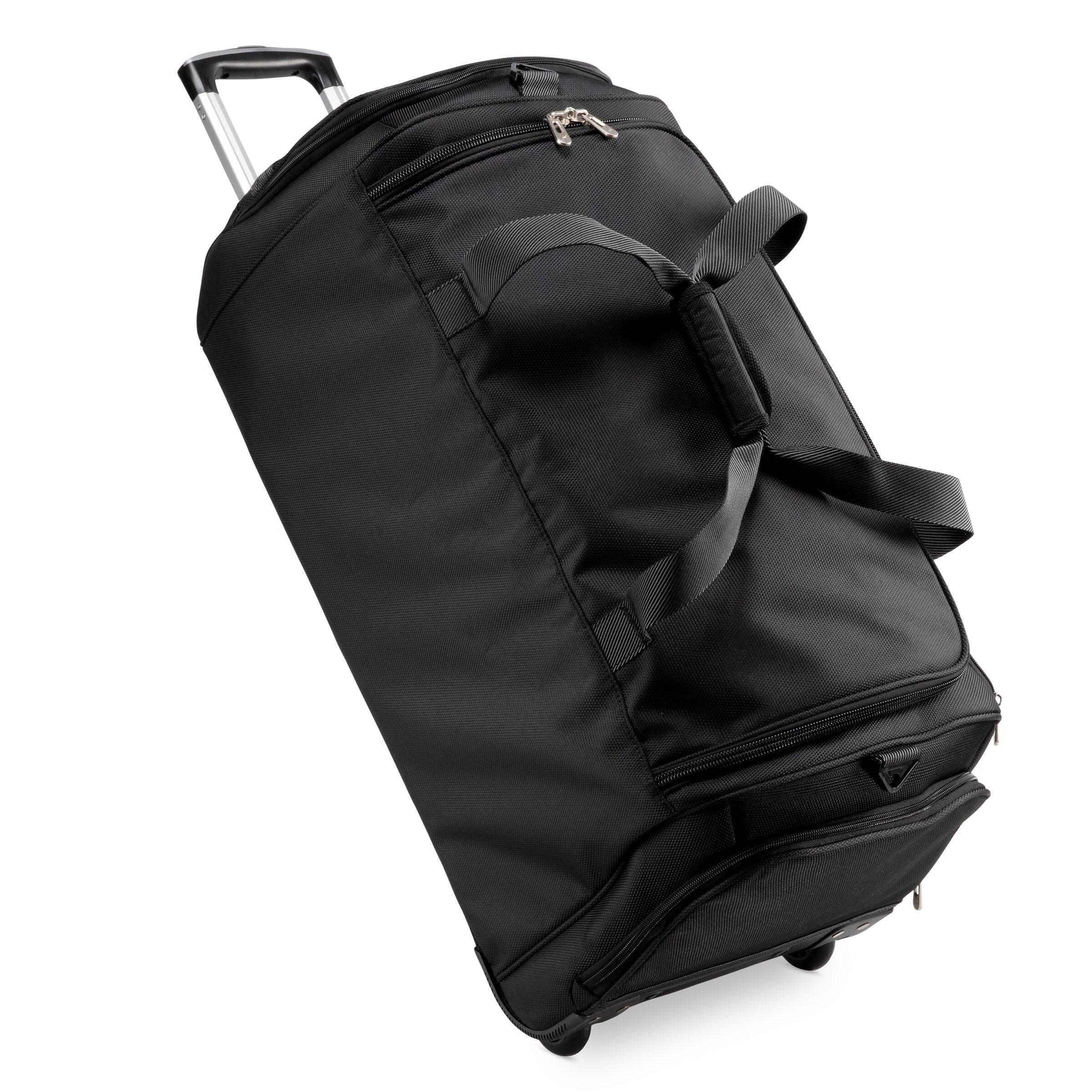 Alt View 2. Skyway - Sigma 7.0 Softside Large Rolling Duffel Bag, Black - Black.