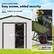 DOUBLE SLIDING DOORS
Easy access, added security
Padlock not included
4.5 ft
5 ft
Small ramp for wheeled items
