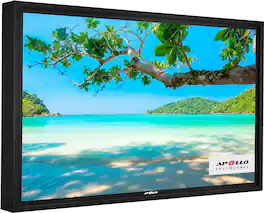 Apollo Enclosures - Apollo 43" Deluxe Outdoor TV Enclosure for 39" to 43" TVs, Quality Aluminum Construction, UL/CSA certified for safety - Black