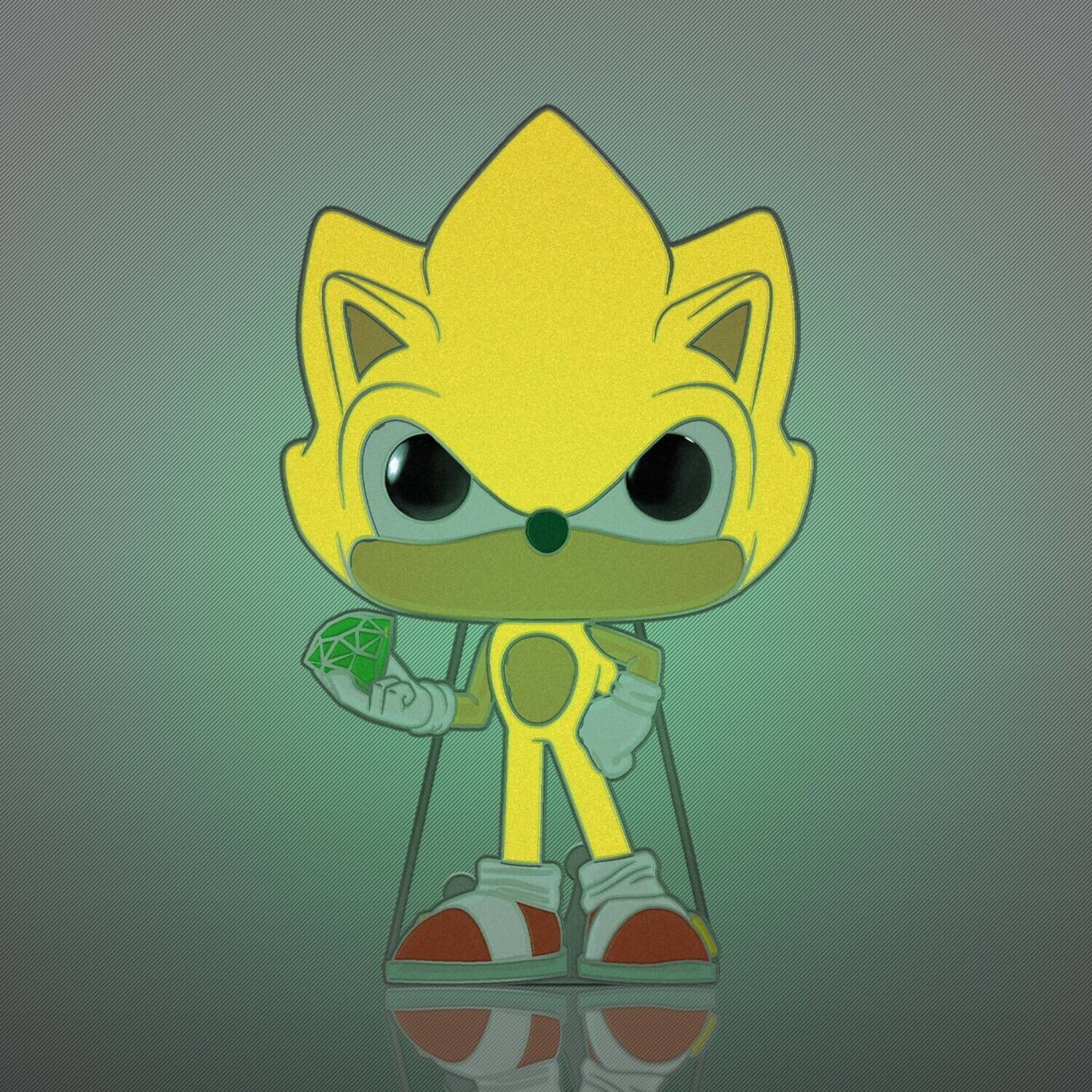 Alt View 2. Funko - FUNKO POP! PINS SONIC: SUPER SONIC   - APPAREL - Multicolor.